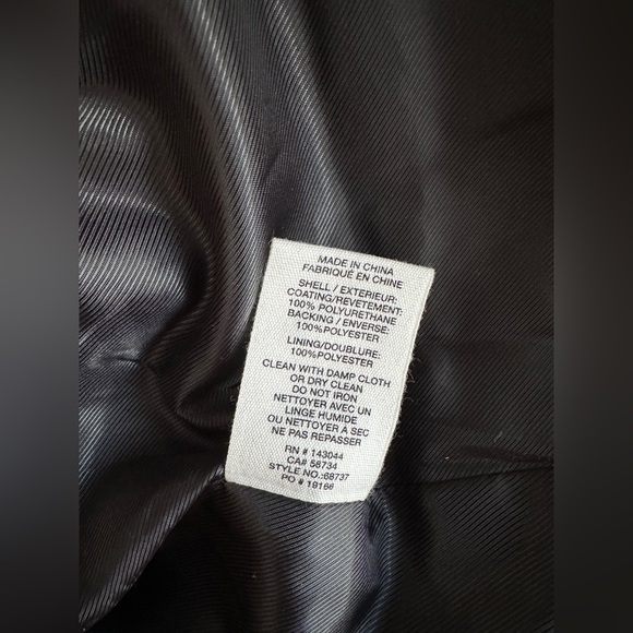 Avec Les Filles Red Vegan Leather Blazer NEW - Picture 9 of 9